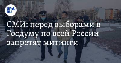 СМИ: перед выборами в Госдуму по всей России запретят митинги - ura.news - Россия