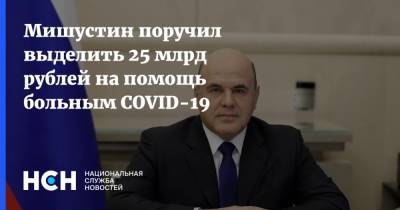 Михаил Мишустин - Мишустин поручил выделить 25 млрд рублей на помощь больным COVID-19 - nsn.fm