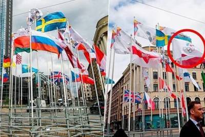 В центре Риги на ЧМ по хоккею заменили флаги России и Беларуси - versia.ru - Россия - Латвия - Рига