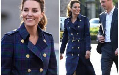 Эмма Стоун - принц Уильям - Кейт Миддлтон - Идеальное пальто и изумрудные лодочки: новый образ Кейт Миддлтон (ФОТО) - skuke.net - Шотландия
