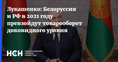 Владимир Путин - Александр Лукашенко - Лукашенко: Белоруссия и РФ в 2021 году превзойдут товарооборот доковидного уровня - nsn.fm - Россия - Сочи