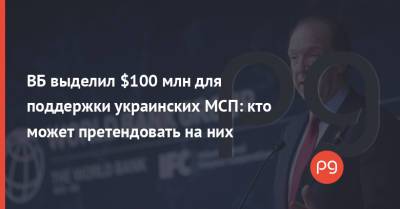 ВБ выделил $100 млн для поддержки украинских МСП: кто может претендовать на них - thepage.ua