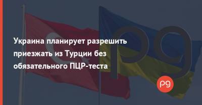 Виктор Ляшко - Украина планирует разрешить приезжать из Турции без обязательного ПЦР-теста - thepage.ua - Турция - Украина - Евросоюз