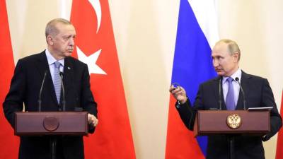 Владимир Путин - Тайип Эрдоган - Путин провёл переговоры с Эрдоганом - obzor.lt - Россия - Турция