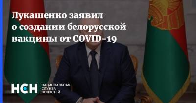 Александр Лукашенко - Лукашенко заявил о создании белорусской вакцины от COVID-19 - nsn.fm
