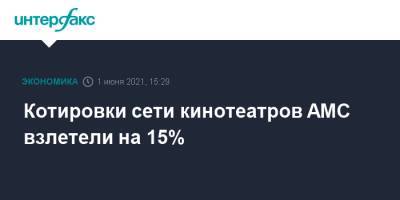 Котировки сети кинотеатров AMC взлетели на 15% - interfax.ru - Москва - Сша