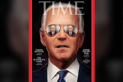Владимир Путин - Джон Байден - Байден с Путиным "в глазах": обложка Time в преддверии саммита - tvc.ru - Женева - Президент