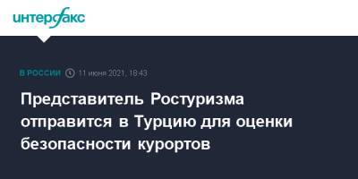 Представитель Ростуризма отправится в Турцию для оценки безопасности курортов - interfax.ru - Москва - Турция