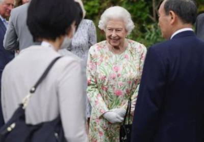 Борис Джонсон - королева Елизавета II (Ii) - принц Чарльз - герцогиня Камилла - Елизавета Королева - герцог Уильям - Королева Елизавета II посетила прием в Корнуолле для лидеров стран «Большой семерки». ФОТО - enovosty.com - Англия