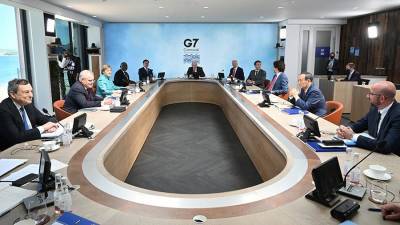 Борис Джонсон - Джон Байден - Джастин Трюдо - Лидеры G7 поспорили о курсе в отношении Китая - iz.ru - Англия - Китай - Канада - Израиль - Вашингтон - Президент