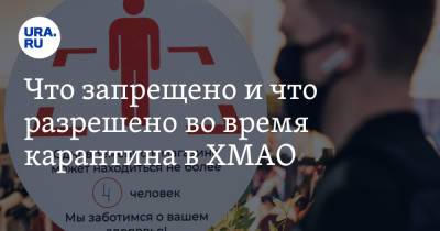 Что запрещено и что разрешено во время карантина в ХМАО. Список - ura.news - округ Югра
