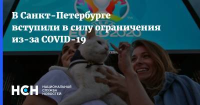 В Санкт-Петербурге вступили в силу ограничения из-за COVID-19 - nsn.fm - Санкт-Петербург