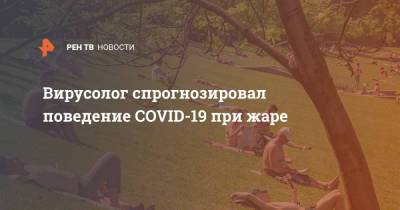 Виталий Зверев - Вирусолог спрогнозировал поведение COVID-19 при жаре - ren.tv