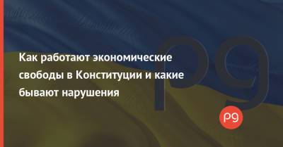Владимир Зеленский - Как работают экономические свободы в Конституции и какие бывают нарушения - thepage.ua