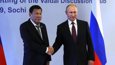 Владимир Путин - Родриго Дутерт - Путин и Дутерте обсудили поставки российских вакцин от коронавируса на Филиппины - mir24.tv - Россия - Филиппины - Президент