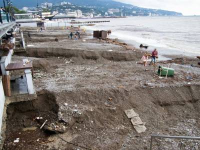 В Крыму закрыли пляжи в пострадавших от циклона городах - gordonua.com - республика Крым
