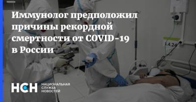 Владислав Жемчугов - Иммунолог предположил причины рекордной смертности от COVID-19 в России - nsn.fm - Россия
