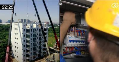 В Китае 10-этажный жилой дом построили под ключ за 29 часов (видео) - focus.ua - Китай - Чанша