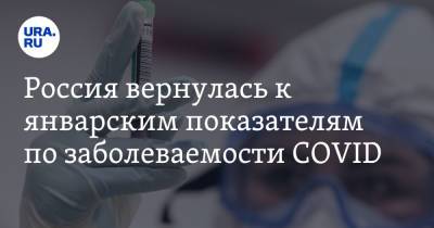 Россия вернулась к январским показателям по заболеваемости COVID - ura.news - Россия