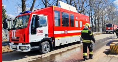 Пожар произошел центре для больных COVID-19 в Москве - profile.ru - Москва