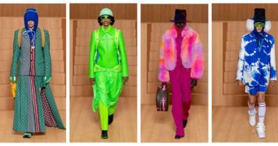 Louis Vuitton - Платья, юбки и меховые наушники: Louis Vuitton представил мужскую коллекцию весна-лето 2022 - focus.ua - Украина