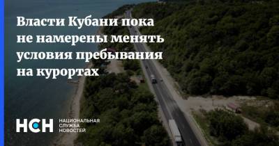 Вениамин Кондратьев - Власти Кубани пока не намерены менять условия пребывания на курортах - nsn.fm - Краснодарский край - Кубань