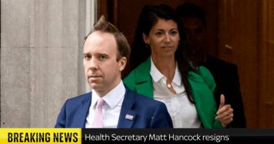 Мэтт Хэнкок - Глава Минздрава Великобритании подал в отставку на фоне начавшегося скандала (видео) - focus.ua - Украина - Англия
