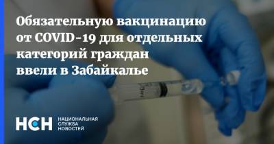 Светлана Лапа - Обязательную вакцинацию от COVID-19 для отдельных категорий граждан ввели в Забайкалье - nsn.fm - Забайкальский край