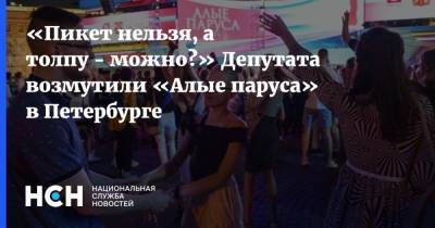 «Пикет нельзя, а толпу - можно?» Депутата возмутили «Алые паруса» в Петербурге - nsn.fm - Санкт-Петербург