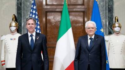 Энтони Блинкен - Серджо Маттареллой - Блинкен провёл переговоры с президентом Италии - russian.rt.com - Сша - Италия - Китай - Ливия - Президент