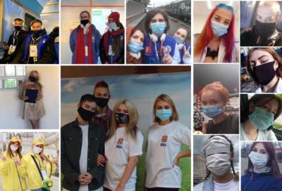 Лужские волонтёры напомнили о необходимости ношения масок во время эпидемии коронавируса - online47.ru