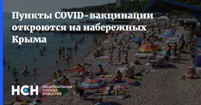 Пункты COVID-вакцинации откроются на набережных Крыма - nsn.fm - республика Крым