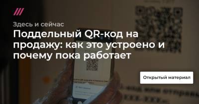 Александр Авилов - Поддельный QR-код на продажу: как это устроено и почему пока работает - tvrain.ru - Москва