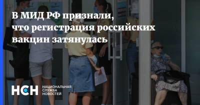 Александр Панкин - В МИД РФ признали, что регистрация российских вакцин затянулась - nsn.fm - Россия