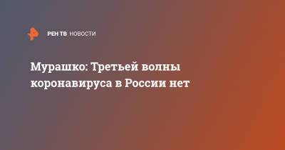 Михаил Мурашко - Мурашко: Третьей волны коронавируса в России нет - ren.tv - Россия