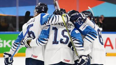 Сборная Финляндии в финале Ice Hockey World Championship - vesti.ru - Финляндия - Канада - Латвия