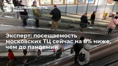 Эксперт: посещаемость московских ТЦ сейчас на 8% ниже, чем до пандемии - realty.ria.ru - Санкт-Петербург - Москва