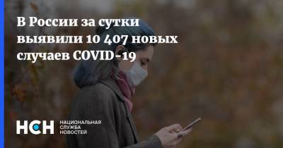 В России за сутки выявили 10 407 новых случаев COVID-19 - nsn.fm - Россия