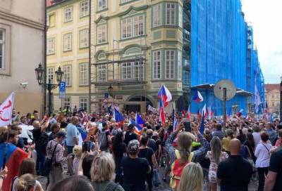 В Чехии проходит протест против «паспортов вакцинации» - enovosty.com - Прага - Чехия