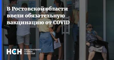 В Ростовской области ввели обязательную вакцинацию от COVID - nsn.fm - Ростовская обл.