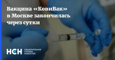 Вакцина «КовиВак» в Москве закончилась через сутки - nsn.fm - Москва
