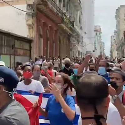 Диас-Канель Мигель - На Кубе проходят митинги в поддержку руководства страны - radiomayak.ru - Куба