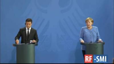 Ангела Меркель - Совместная пресс-конференция Меркель и Зеленского: - rf-smi.ru - Украина - Сша - Германия - Киев