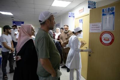 Рамзан Кадыров - Пункты вакцинации в Чечне переполнены - etokavkaz.ru - республика Чечня