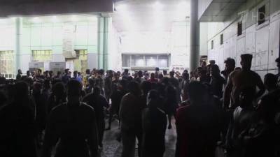 Пожар вспыхнул в больнице для пациентов с коронавирусом в Ираке - 1tv.ru - Ирак - Эн-Насирия