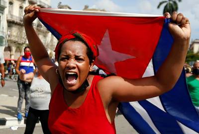 Куба и США поспорили, кто стоит за протестами в Гаване - tvc.ru - Сша - Куба - Вашингтон - Гавана - Брюссель - Вашингтон