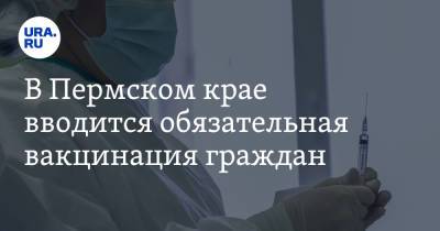 В Пермском крае вводится обязательная вакцинация граждан - ura.news - Пермский край