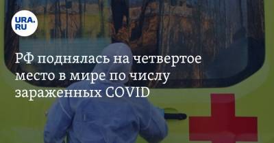 РФ поднялась на четвертое место в мире по числу зараженных COVID - ura.news - Россия - Франция - Сша - Индия - Бразилия
