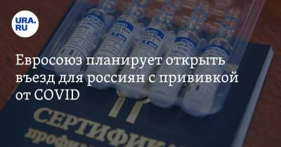 Евросоюз планирует открыть въезд для россиян с прививкой от COVID - ura.news - Россия - Евросоюз
