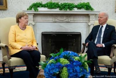 Ангела Меркель - Джон Байден - Джо Байден - Меркель и Байден встретились в Белом доме - unn.com.ua - Украина - Сша - Германия - Киев